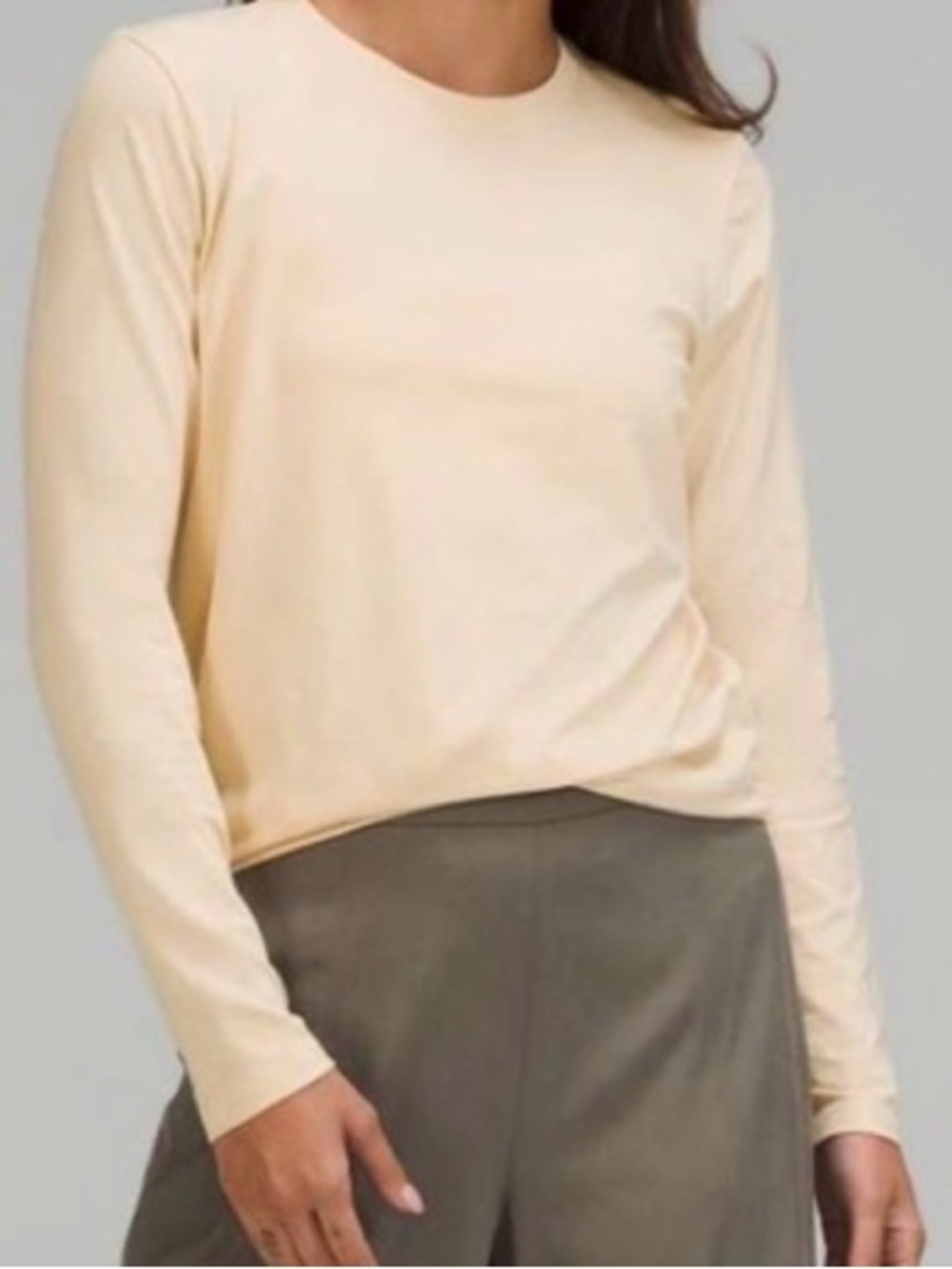 lululemon athletica | Long-Sleeve Crew Top — Cream
